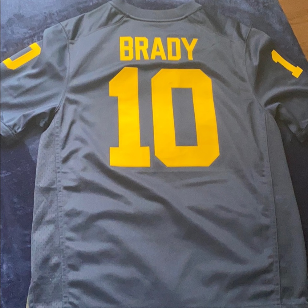 Vintage Michigan Tom Brady Jersey